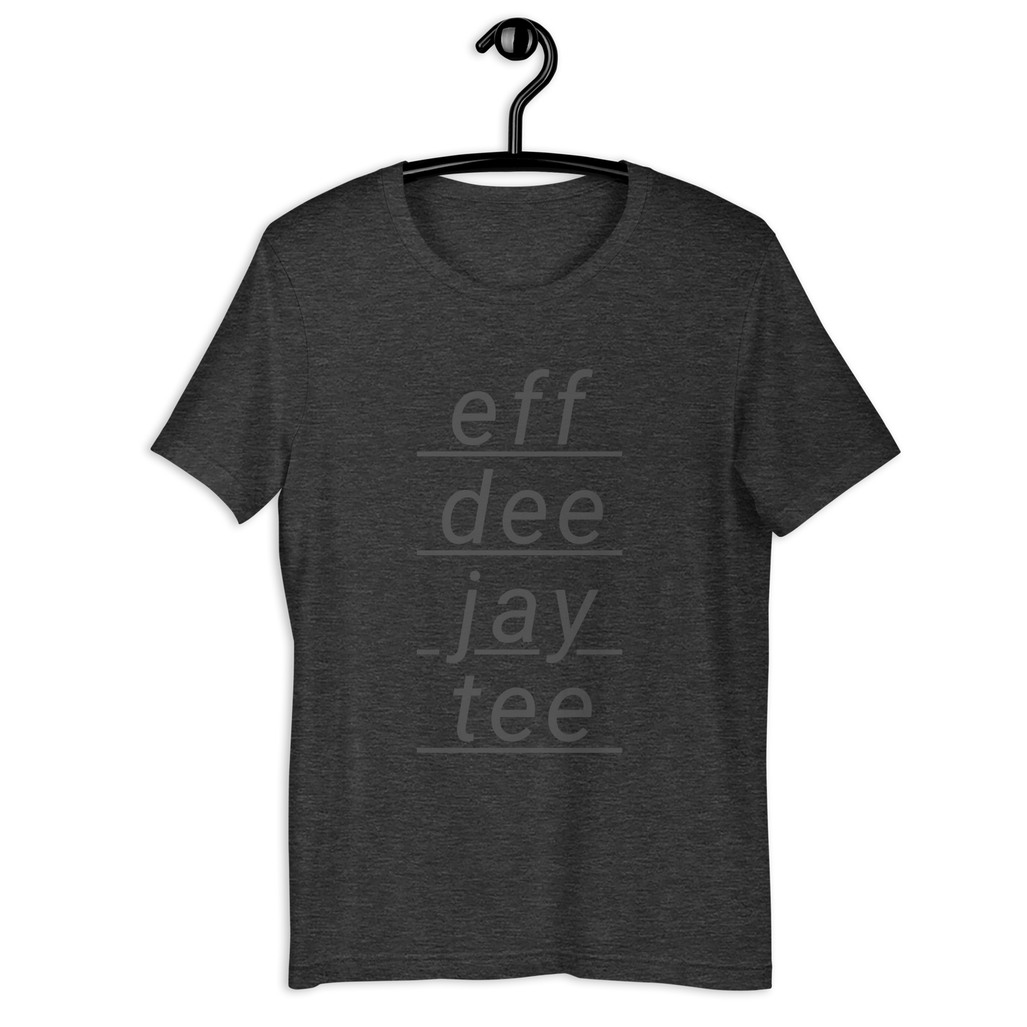 effdeejaytee underlined gray text