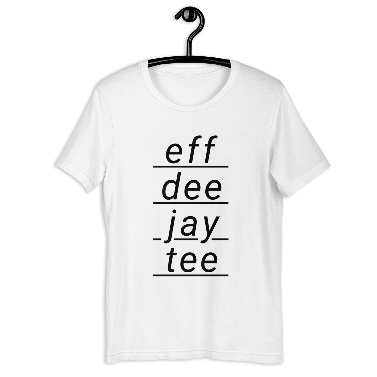 effdeejaytee underlined black text